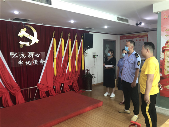 郑州市惠济区市场监管局深入非公企业开展党建指导员走访活动
